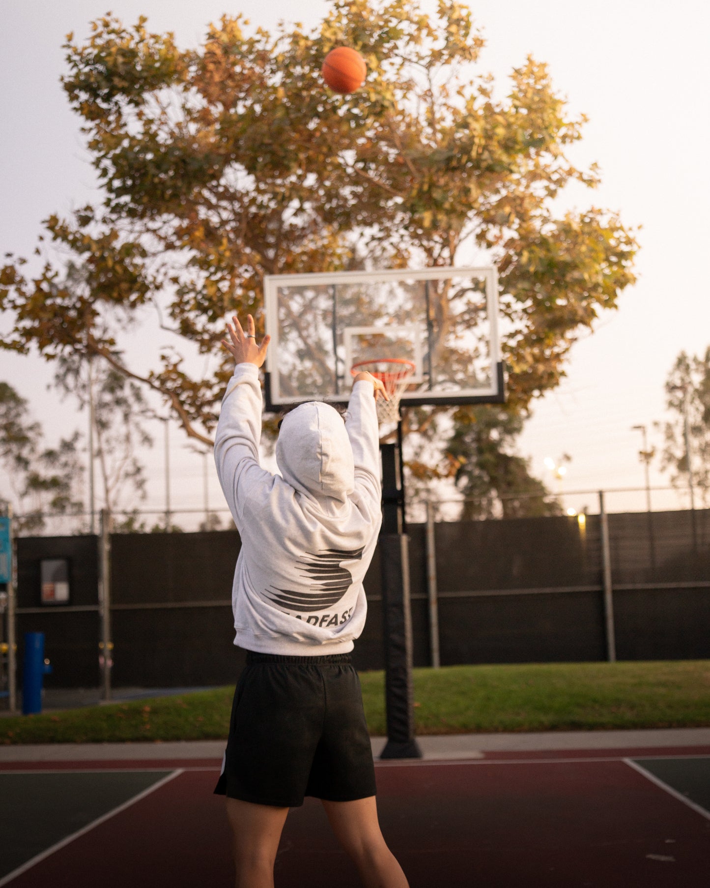 ATHLETIC DEPT HOODIE (LIGHT GREY MARL)