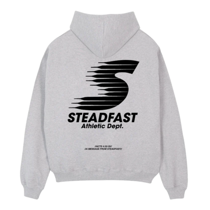 ATHLETIC DEPT HOODIE (LIGHT GREY MARL)